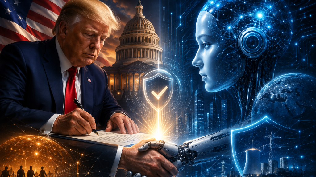 Trump assina ordem para supervisão de modelos de IA