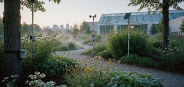 Museu de História Natural transforma jardim em laboratório filmado montépais com 50 sensores e AWS